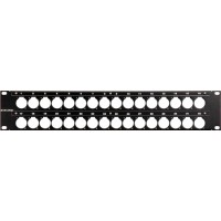 Canare Unloaded 32 Point XLR D Hole Patch Panel