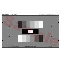 High Definition Grey Scale (6 Step Gamma Comp) Mini Chart