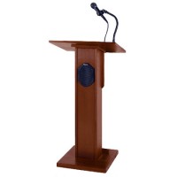 Amplivox S355MH Elite Lectern with Sound System-Mahogany