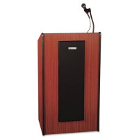 Amplivox 50 Watt Presidential Multimedia Stereo Amplified Lecturn-Mahogany