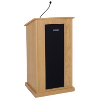 AmpliVox S470-MP Chancellor Lectern - Wired Sound - Maple