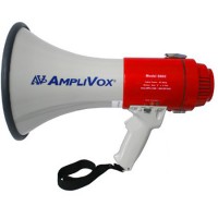 AmpliVox S602MR Mity Meg Plus Rechargeable 25 Watt Dynamic Megaphone/Microphone
