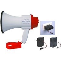 AmpliVox SB600R Mini-Meg 10W Megaphone Bundle - Li-Ion