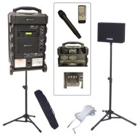 Amplivox SB8001 Titan Wireless PA Bundle Handheld Mic embedded Bluetooth