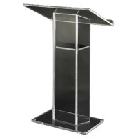 Amplivox SN305500 Large Top Clear Acrylic Lectern