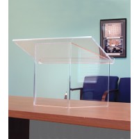 Amplivox SN3085 Clear Acrylic Tabletop Podium Stand