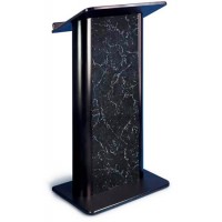Amplivox SN3095 Pyranees Marble Contemporary Lectern with Flat Front Design