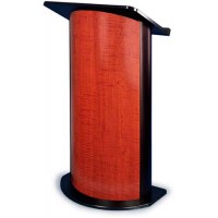 Amplivox SN3145 Sippling Seattle Java Contemporary Lectern w/Curved Front Design