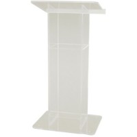 AmpliVox SN354010 Frosted H Style Acrylic Lectern