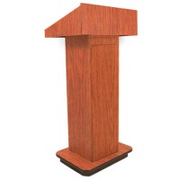 AmpliVox AMP-W505CH Executive Column Lectern - Non Sound - Cherry