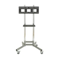 Avteq RPS-200 Adjustable-Height Chromed Rolling Cart - Accommodates