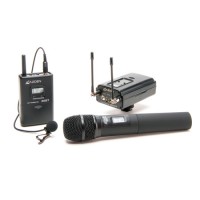Azden 330LH Lavalier & Handheld Camera Mount Dual Wireless Microphone System