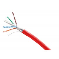 Belden 10GX63F Enhanced Category 6A F/UTP Bonded-Pair Cable 1000 Ft. Red