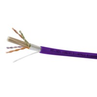 Belden 10GXS12 Cat 6A 4 PR 23 AWG - Riser-CMR - 1000 Ft. - Violet