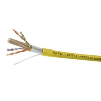 Belden 10GXS12 Cat 6A 4 PR 23 AWG - Riser-CMR - 1000 Ft. - Yellow