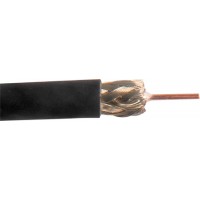 Belden 1506A RG59/20 SDI/Plenum Coaxial Cable - Black - 500 Foot