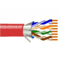 Belden 1533P Plenum 4-Pair DataTwist 5e ScTP Cable 1000Ft Roll Red