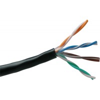 Belden 1583A CAT5e Non-Bonded Twisted Pair Cable - Black - 1000 Foot UnReel Box