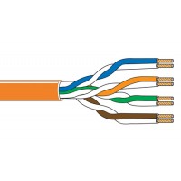 Belden 1592A DataTwist CAT-5e Patch Cable 1000Ft Unreel Box Orange