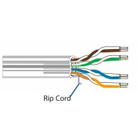 Plenum MediaTwist Enhanced CAT6 Cable 1000Ft Grey Crate Reel Put up