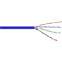 Belden 2412 23 AWG Enhanced Catagory 6 Nonbonded-Pair Cable (1000 ft) Blue