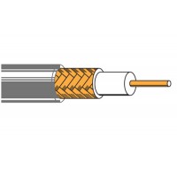 Belden New-Gen Coaxial Plenum RG6 Braided Shield Cable 1000Ft Grey