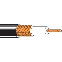 Belden RG59/22 Analog Coaxial Cable - Black - 1000 Foot