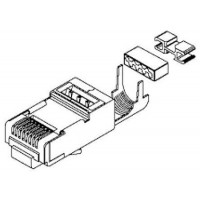 Belden CAPFCF-B25 CAT6A Shielded RJ45 Field Crimp Connector - 25-Pack