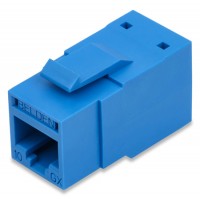 Belden RVAMJKUBL-B24 REVConnect 10GX T568 A/B UTP RJ45 Modular Jack Blue 24-Pack