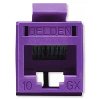 Belden RVAMJKUPR-B24 REVConnect 10GX UTP Modular Jack - Purple - 24 Pack