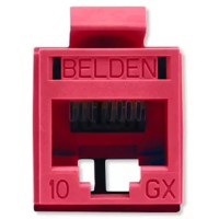 Belden RVAMJKURD-B24 REVConnect 10GX UTP Modular Jack - Red - 24 Pack