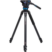 Benro A373FBS8 Aluminum Video Tripod Kit with S Video Heads