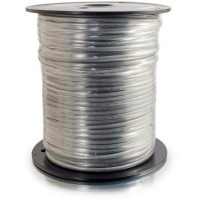 Cables To Go 07192 500ft 28AWG 4-Conductor Silver Satin Modular Telephone Cable
