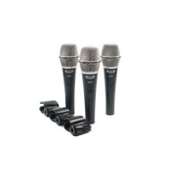 CAD Audio D32X3 3 Pack ofD32 Supercardioid DynamicVocal Microphone on/off switch