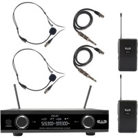 CAD Audio GXLD2BBAI Digital WirelessDual Bodypack Microphone System AI Frequency