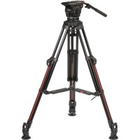 Cartoni SDS12AXM Focus 12 SDS Series 2 Stage Aluminum 100mm Smart Stop Tripod