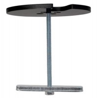 Chief KRA226B Center-of-Table Grommet Plate - Black