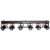 Chauvet 6SPOT Portable Spot Lighting Solution with High-Intensity Tri-Color LEDs