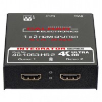 Calrad 40-1063-HS-2 HDMI 1 x 2 Ultra HD 4K Splitter