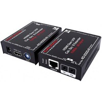 Calrad 40-2000-IR HDMI Balun Transmitter & Receiver Set with IR Over Single