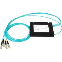 Camplex CMX-MM1X3LC-001 OM3 50u Multimode LC Fiber Optic 1x3 Splitter Cable-1ft