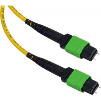 Camplex CMX-MTPSM-003 MTP Elite APC Male 12-Fiber Cable-Yellow OFNP Jacket 3ft