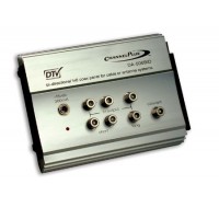 RF Amp w/Bi-directional CATV-  1 in X 6 out (2 short -  4 long)