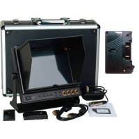 Delvcam  9.7in. SDI Monitor - Dual HDMI Input & 1 HDMI Output & Anton Bauer Bat