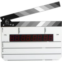 Denecke TS-3BW Time Code Slate with Black & White Sticks (Non-Backlit)