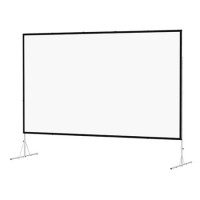 Da-Lite 88608HD Fast Fold Deluxe with DaMat Screen 65 x 116 Inch Screen-HD Legs