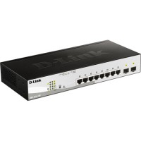 D-Link Web Smart Switch-10 Ports Manageable 8x10/100/1000 Ports & 2xGigabit