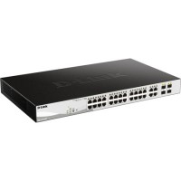 D-Link DGS-1210-28P 28 PoE Gigabit Smart Switch Including 4 Gigabit SFP Ports