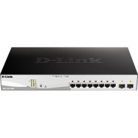 D-Link DGS-1210-10MP Ethernet Switch - 8 Network 2 Expansion Slot-Manageable