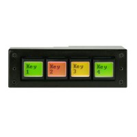 DNF EB-44-RV Control Buddy 4 Ethernet Buttons with 4 GPI (in/out) & Serial Port - Vertical Mount Fits 3ru panel